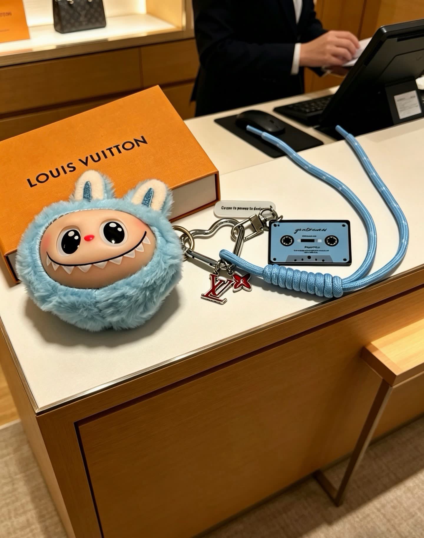 Louis Vuitton x Tokidoki Monster Keychain